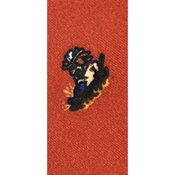 Under Armour Mens Size L Polo Amarillo Sod Poodles Red All Over Print New W Tags - Picture 8 of 10